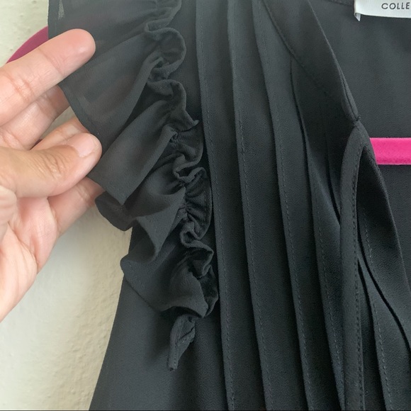 Flutter Sleeveless Top in Black, Size Small - Picture 5 of 10